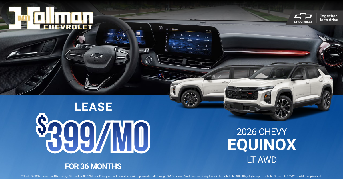 2026 CHEVY EQUINOX LT AWD