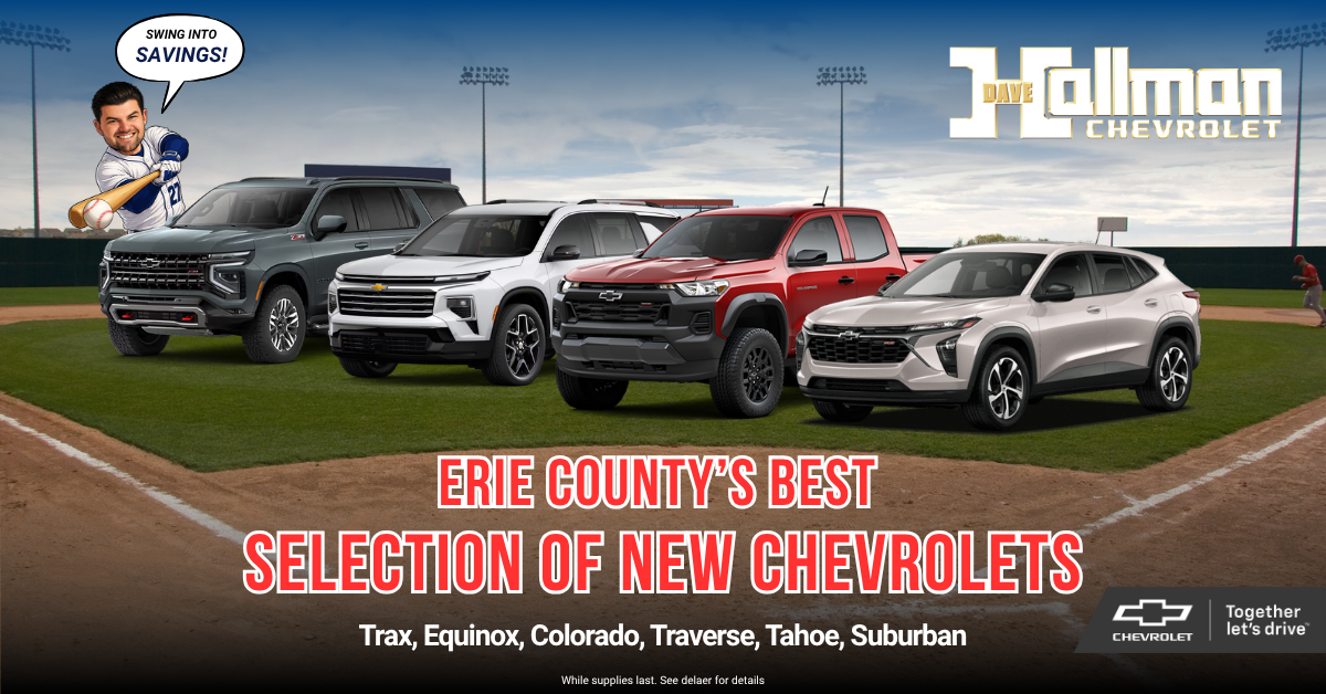 ERIE COUNTY"S BEST SELECTION OF NEW CHEVROLETS 