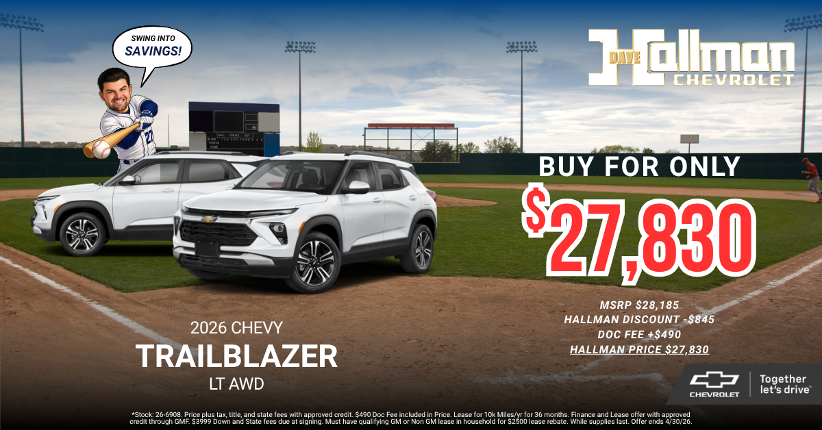 2026 Chevy Traliblazer LT AWD 