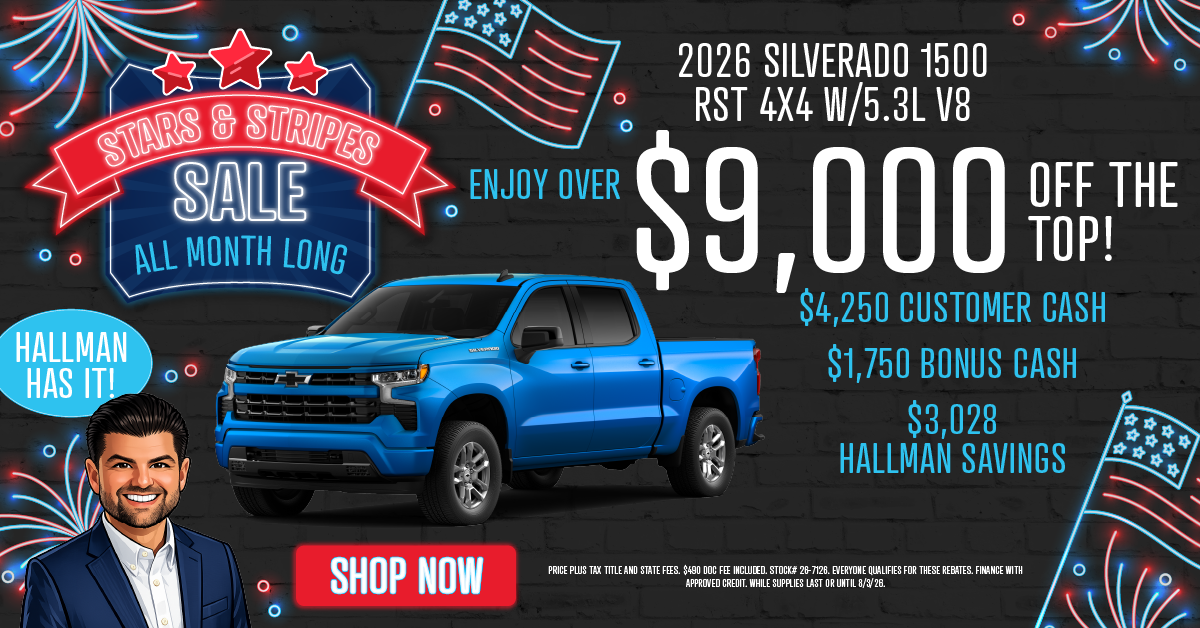 2026 Silverado 1500 RST 4x4 w/5.3L V8
