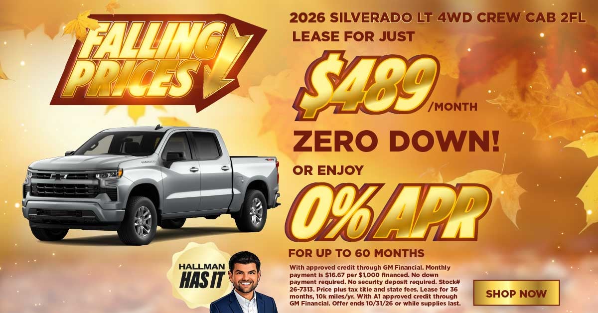 2026 Silverado LT 4WD Crew Cab 2FL