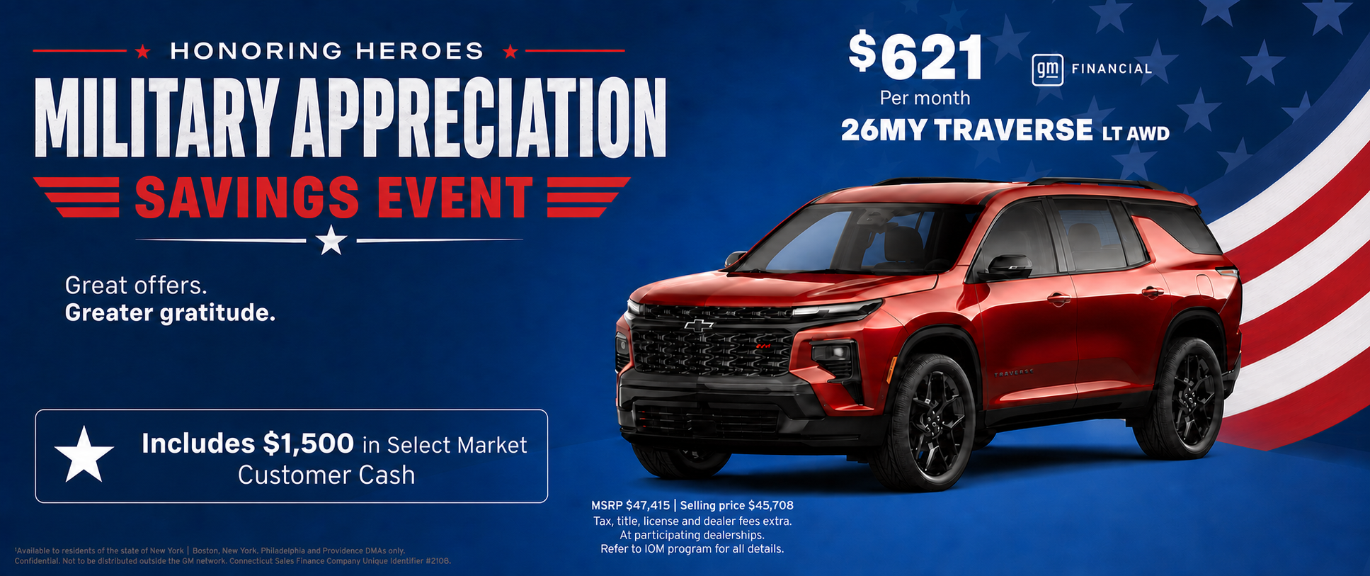 Honoring Heroes Military Appreciation Savings event