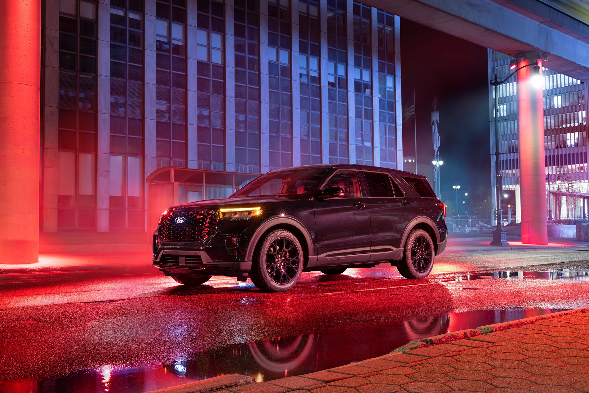 2027 Ford Explorer ST with the Sinister appearance package