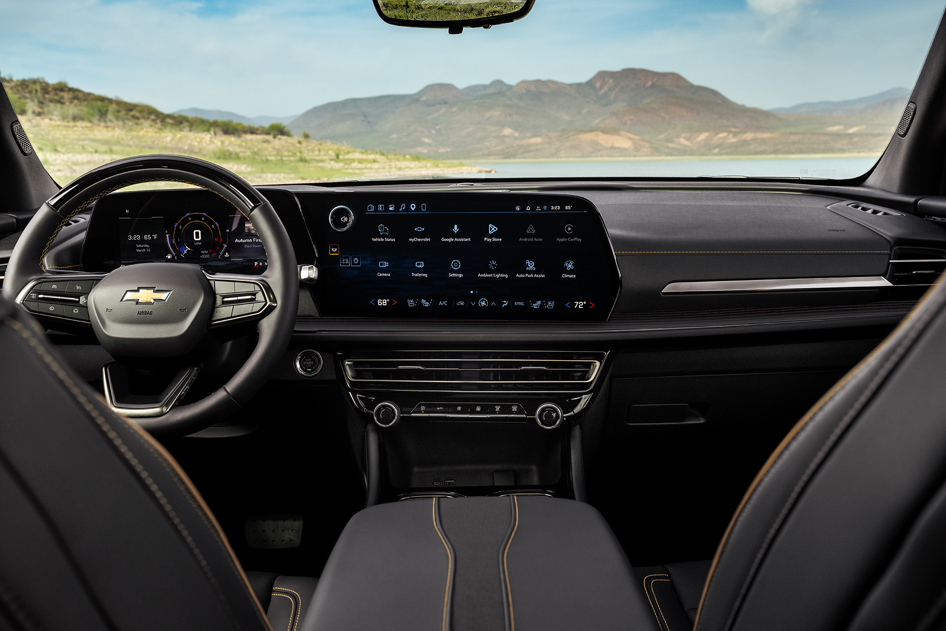 2027 Chevy Traverse interior technology with 17.7-inch touchscreen
